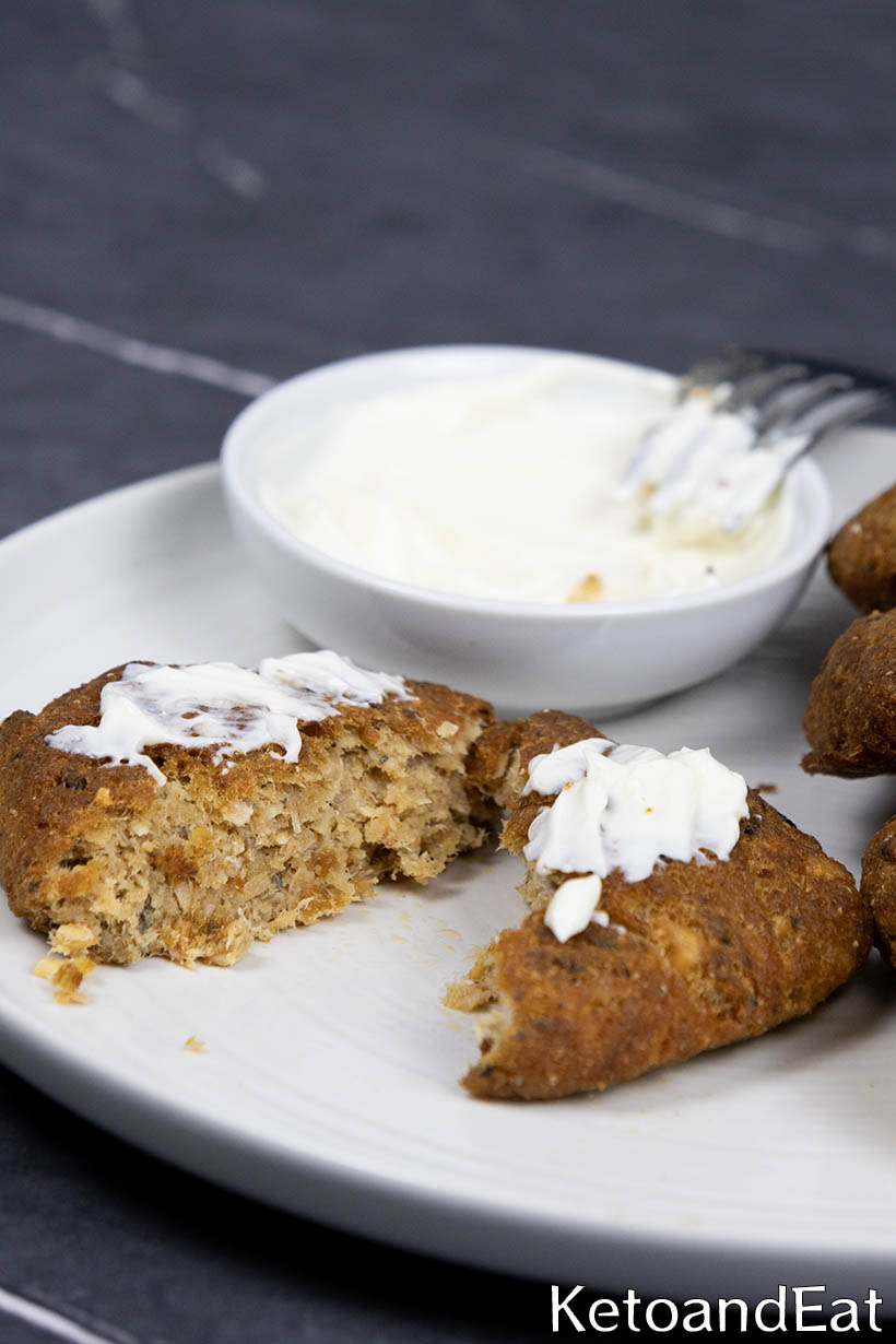 Salmon Patties Inside