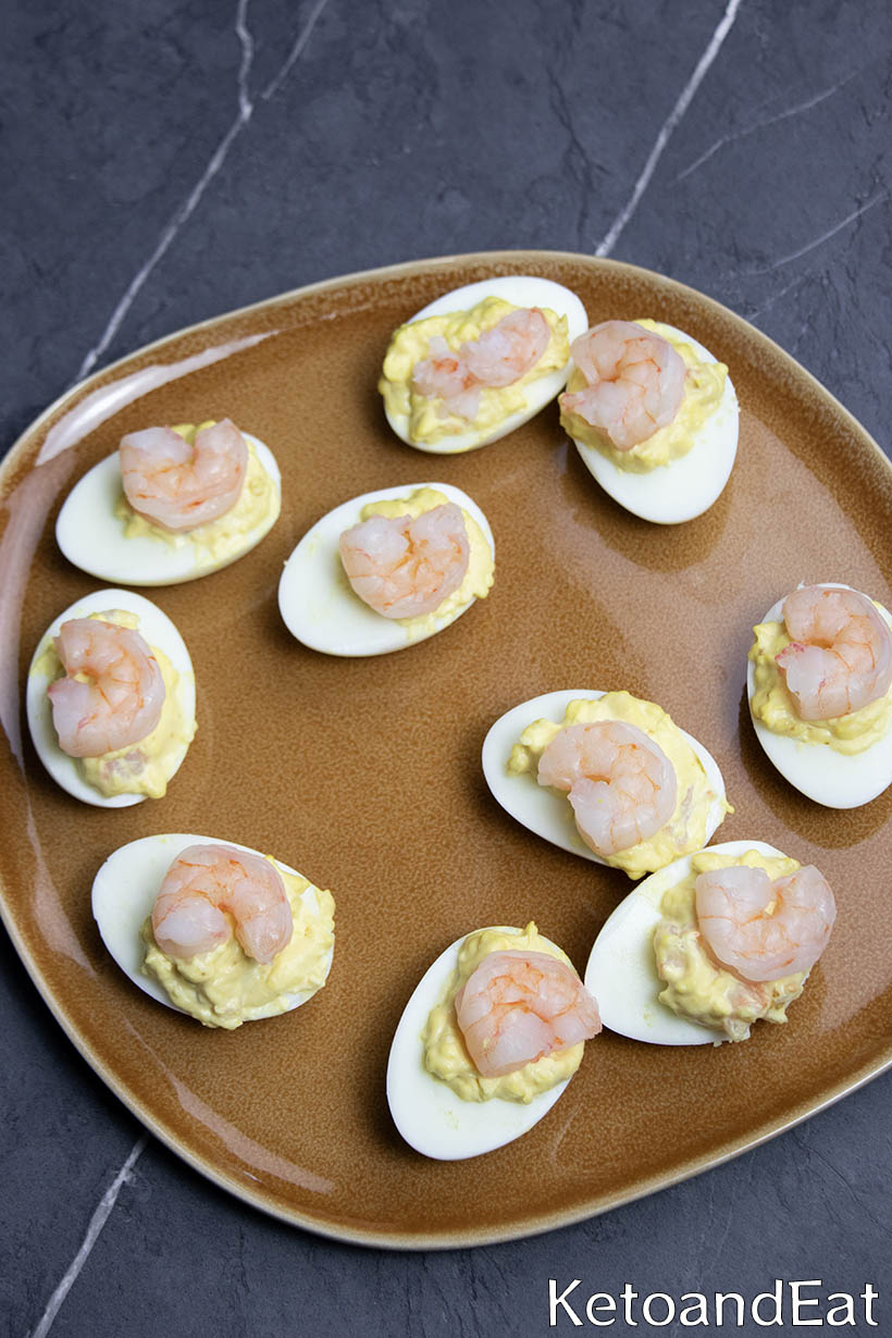 Shrimp Deviled Eggs