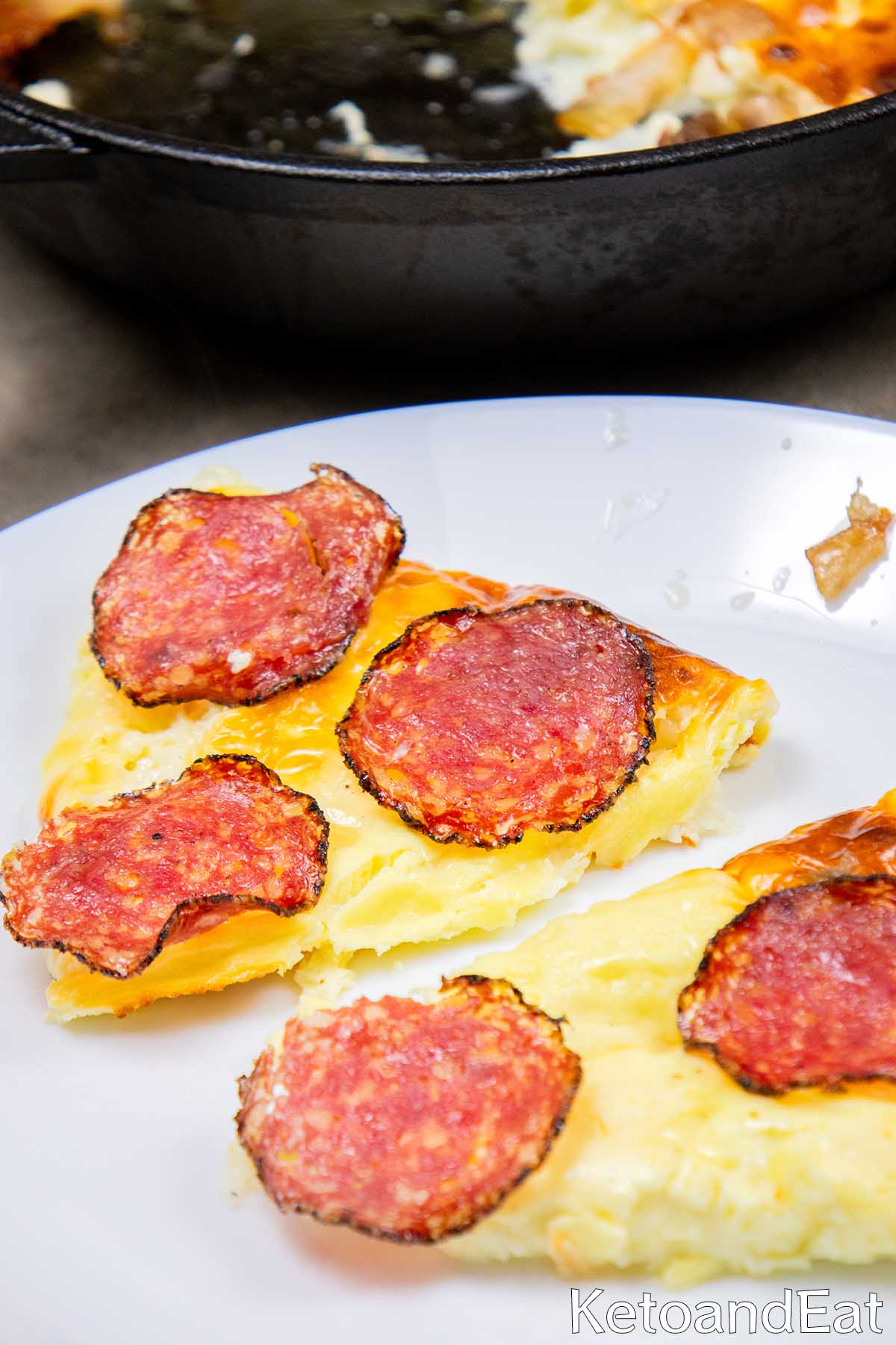 Skillet Pepperoni Pizza