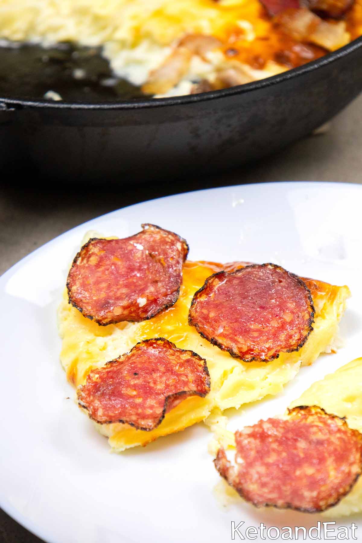 Skillet Pepperoni Pizza