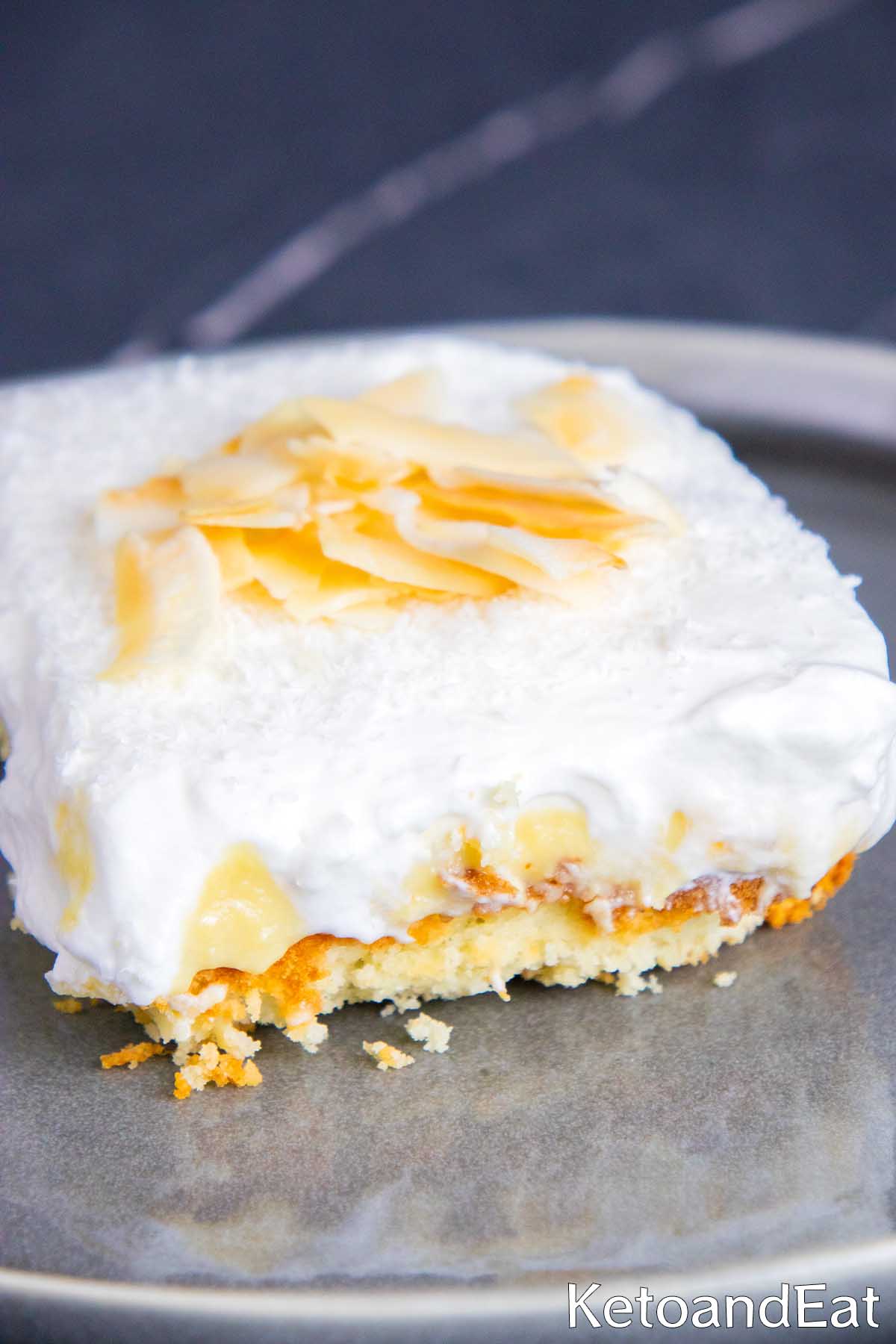 Sugar Free Coconut Cream Cake Recipe