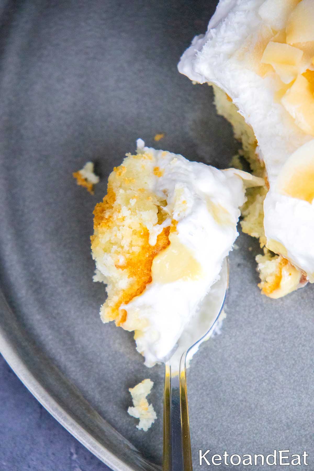 Sugar Free Coconut Cream Cake