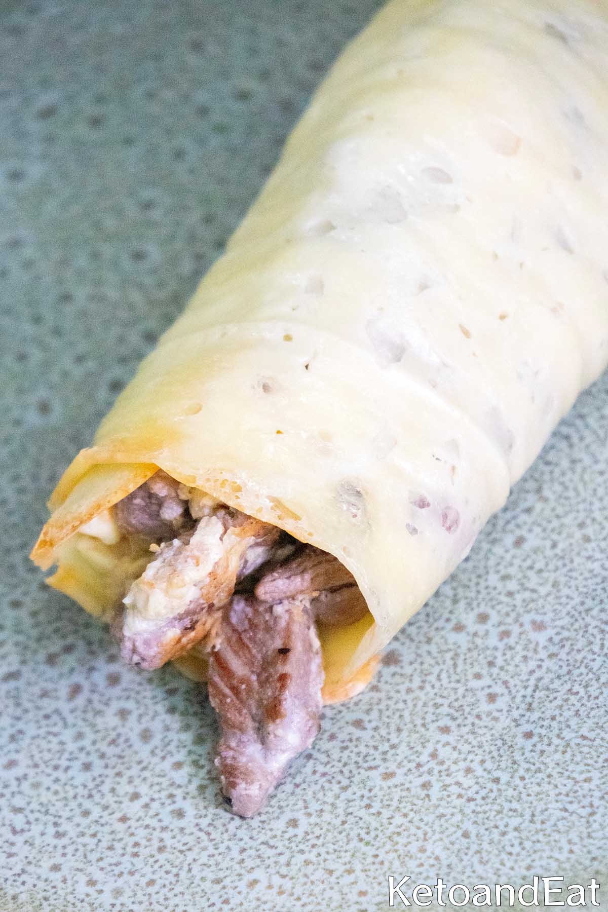 Yummy Steak Cheese Wrap