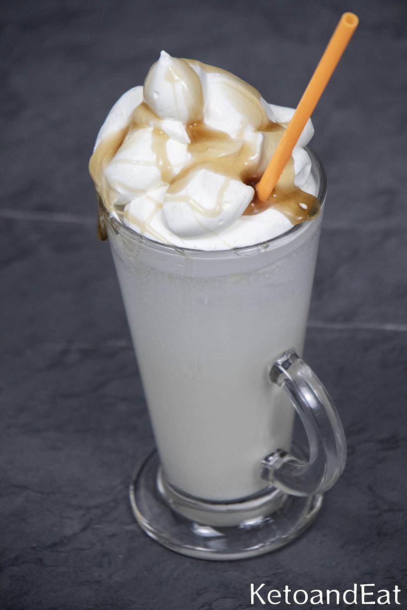 Zero Carb Caramel Milkshake
