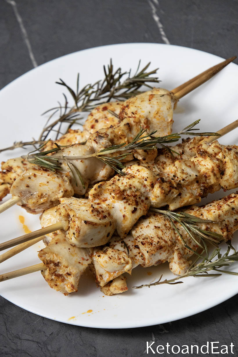 Zero Carb Chicken Kabobs