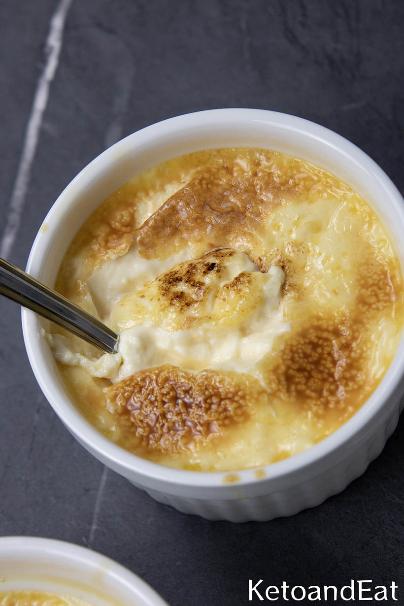 Zero Carb Creme Brulee