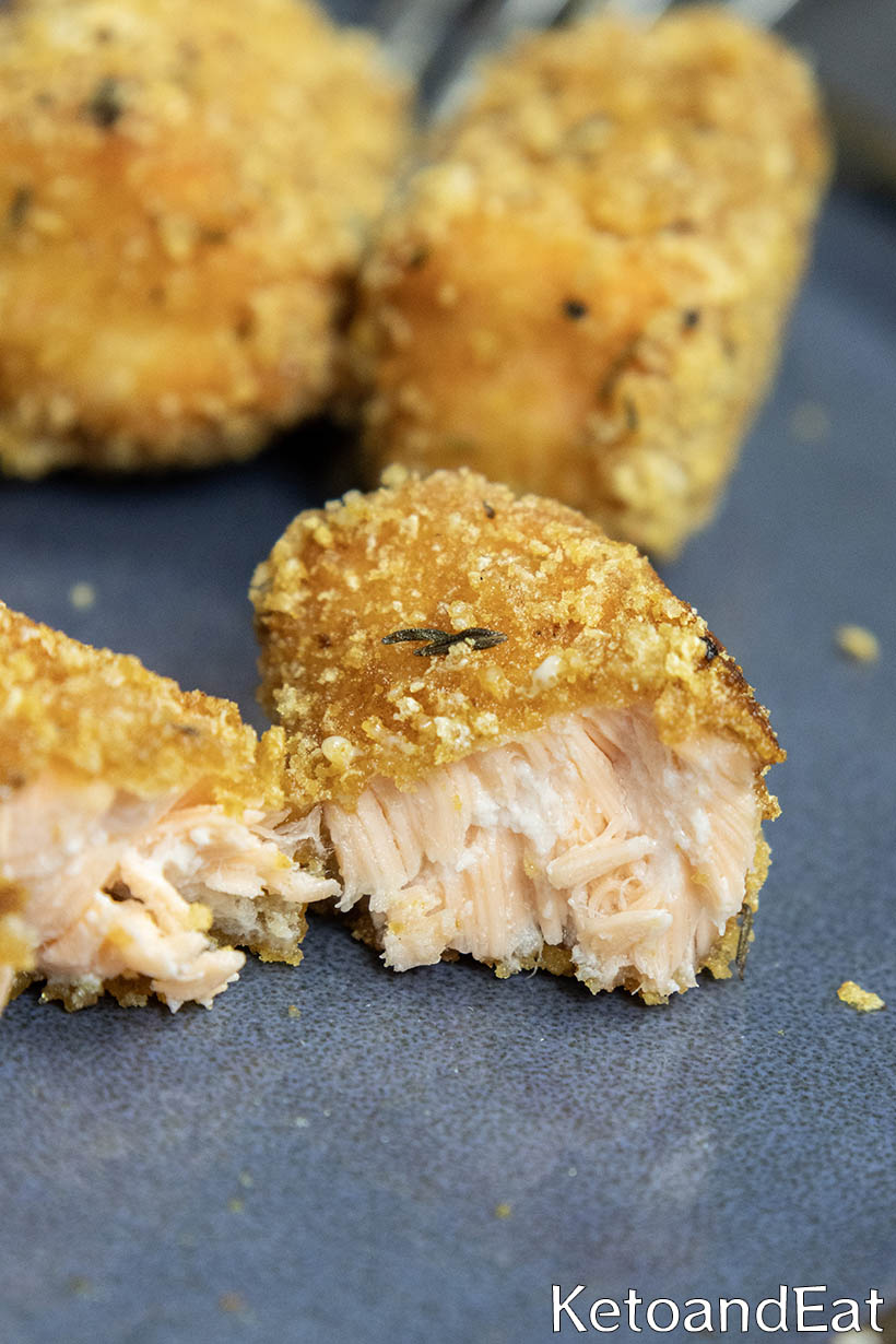 Zero Carb Crispy Salmon Bites