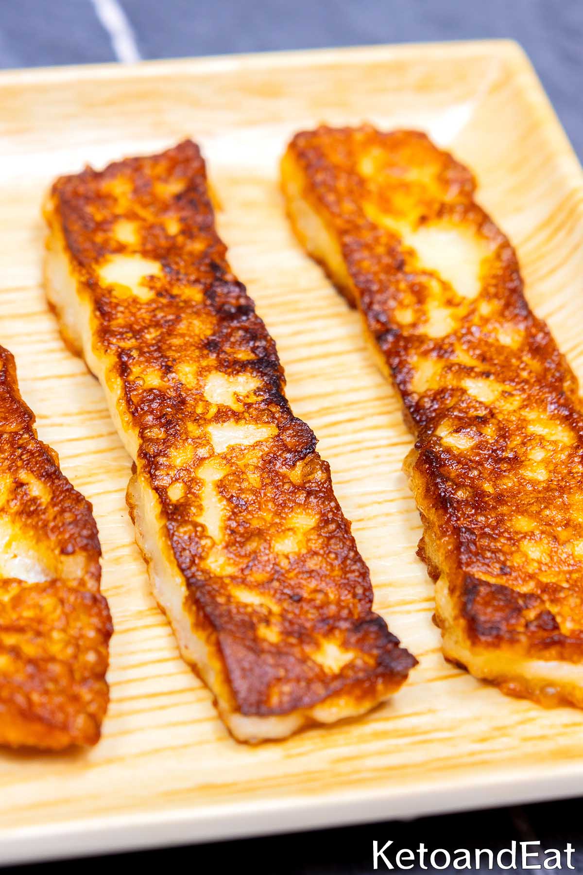 Zero Carb Keto Halloumi Fries