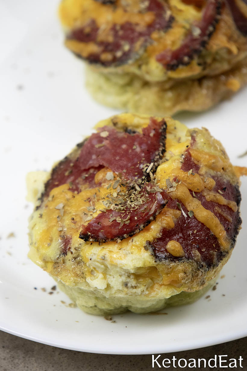 Zero Carb Pizza Muffins 