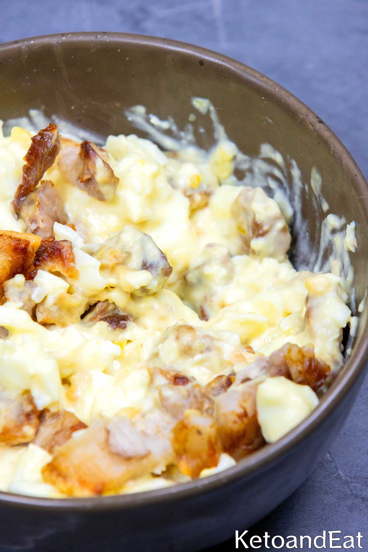 bacon egg salad