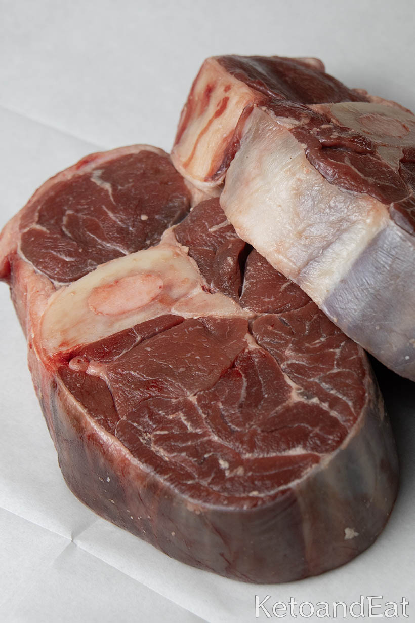 beef shanks before cooking
