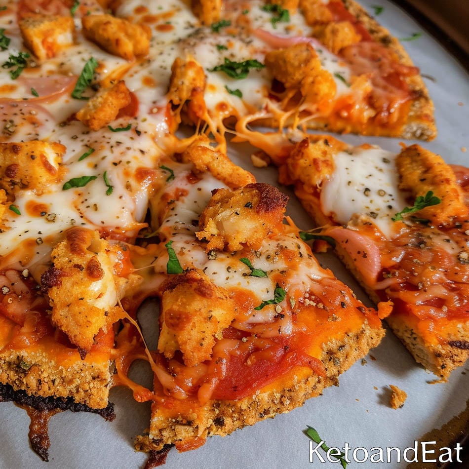 canned chicken keto pizza crust 