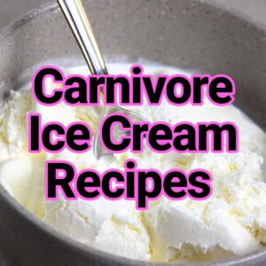 carnivore ice cream recipes