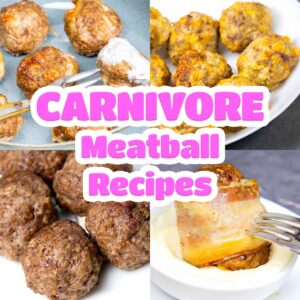 carnivore meatball recipes
