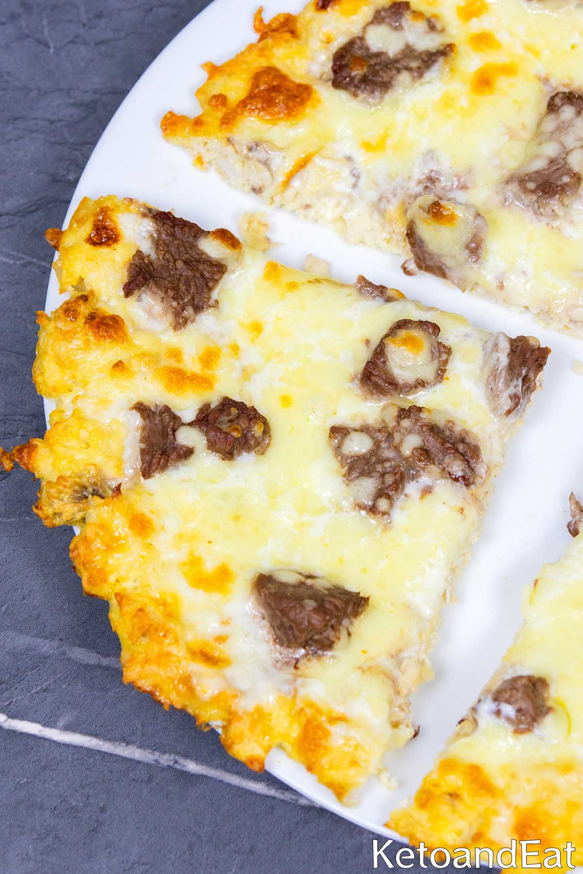 carnivore pizza with steak