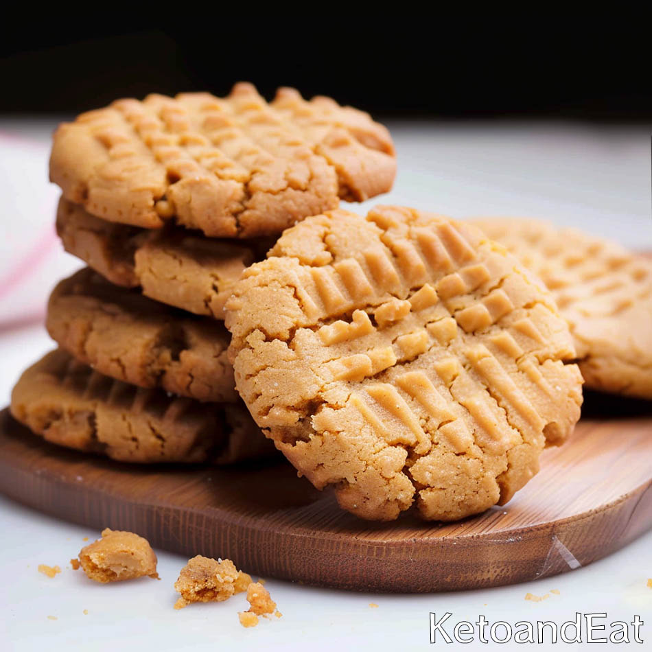 chilling keto almond butter cookies