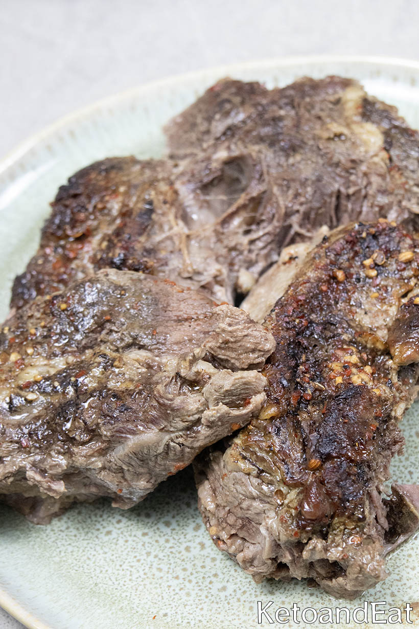 chuck roast before shredding