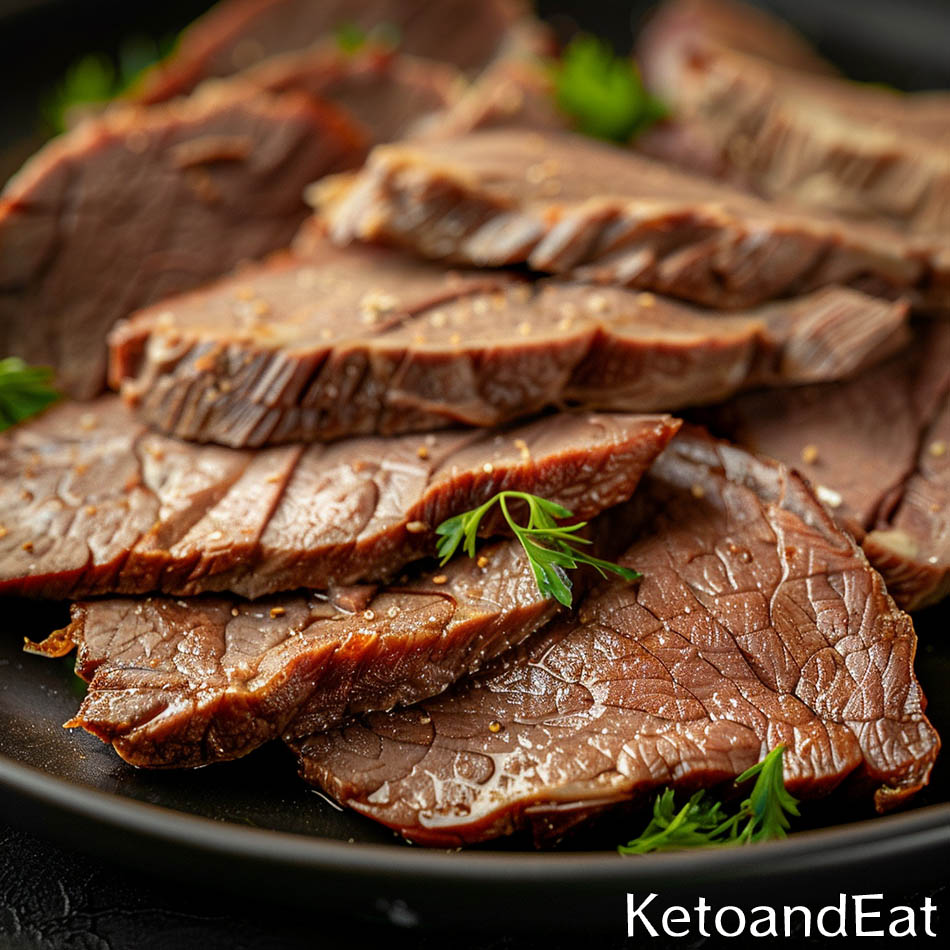 cooked cow tongue