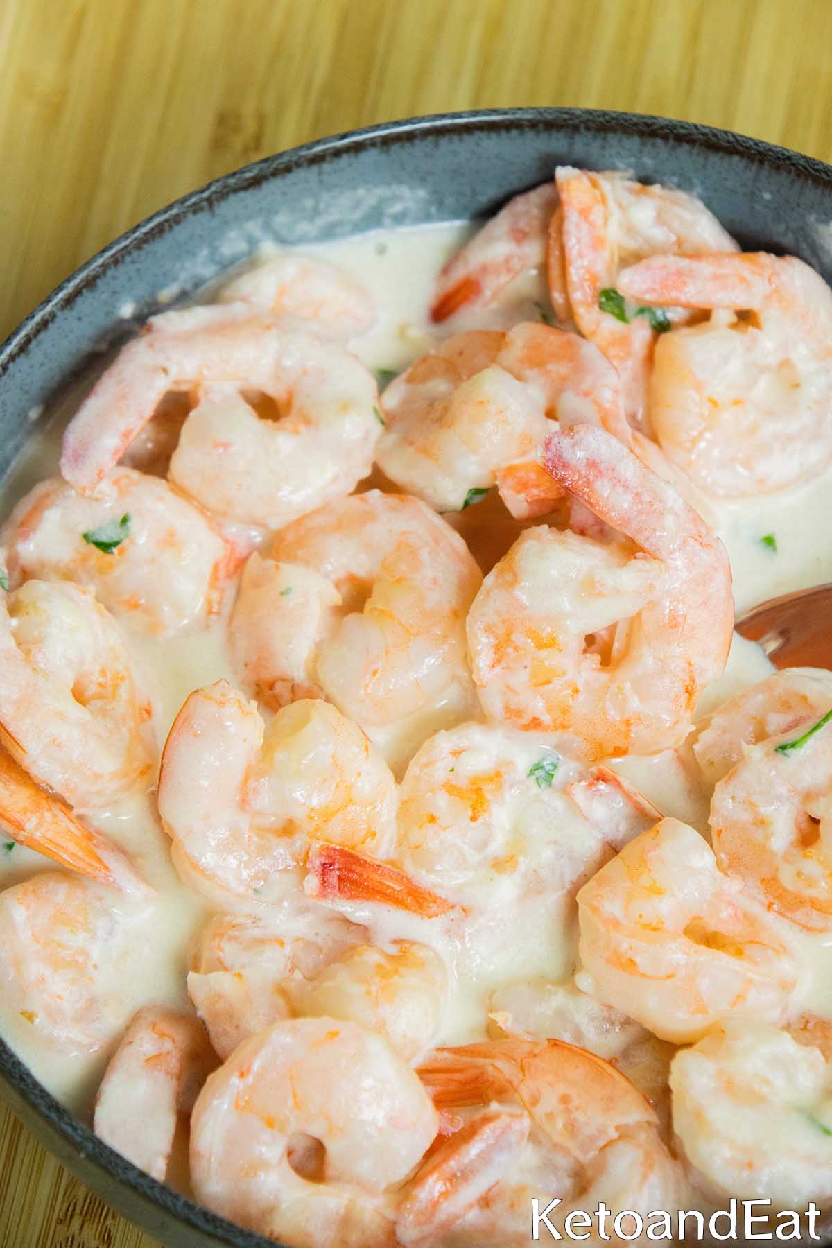 creamy Carnivore Shrimp