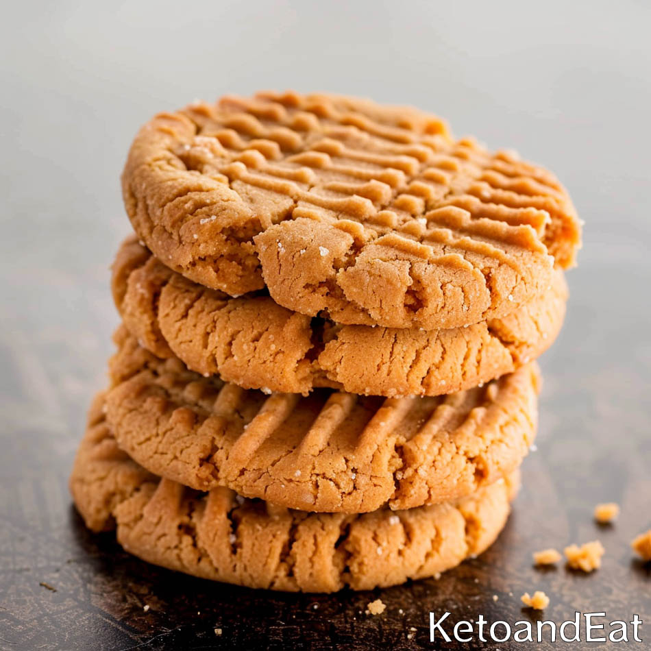 easy low carb peanut butter protein cookies