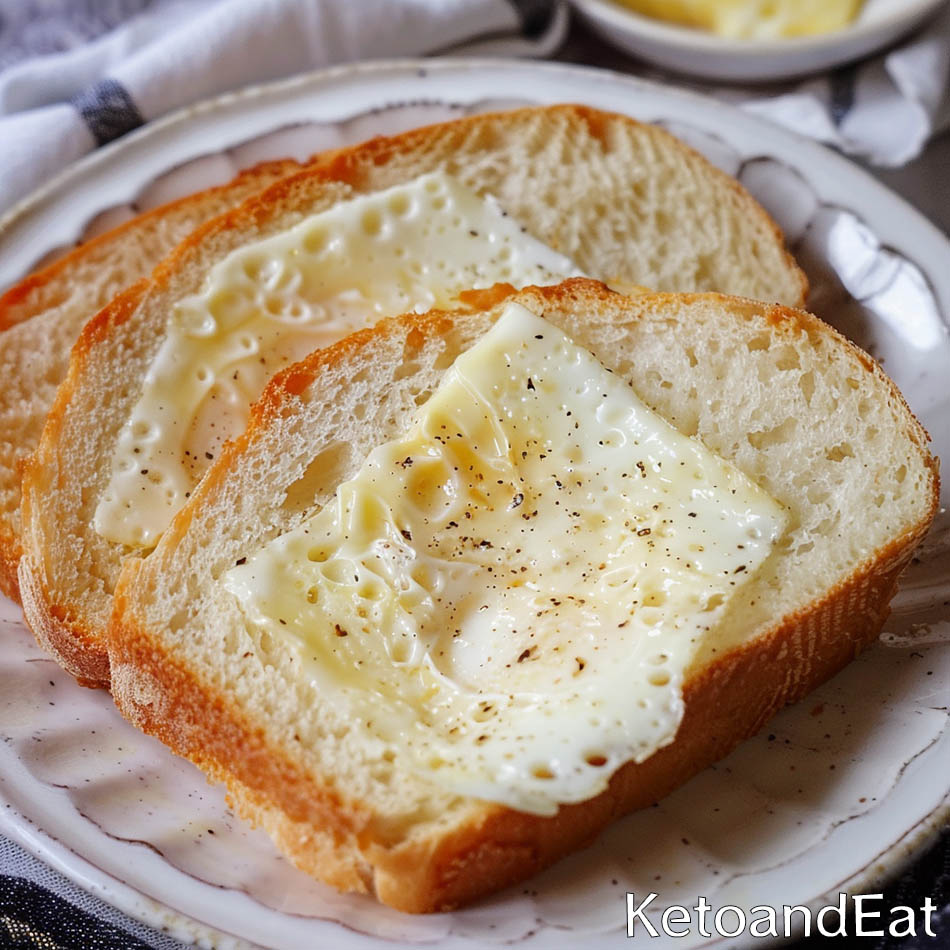 egg white bread carnivore with butter