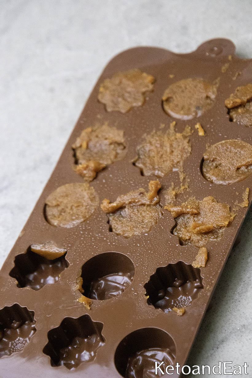 fudge in mold
