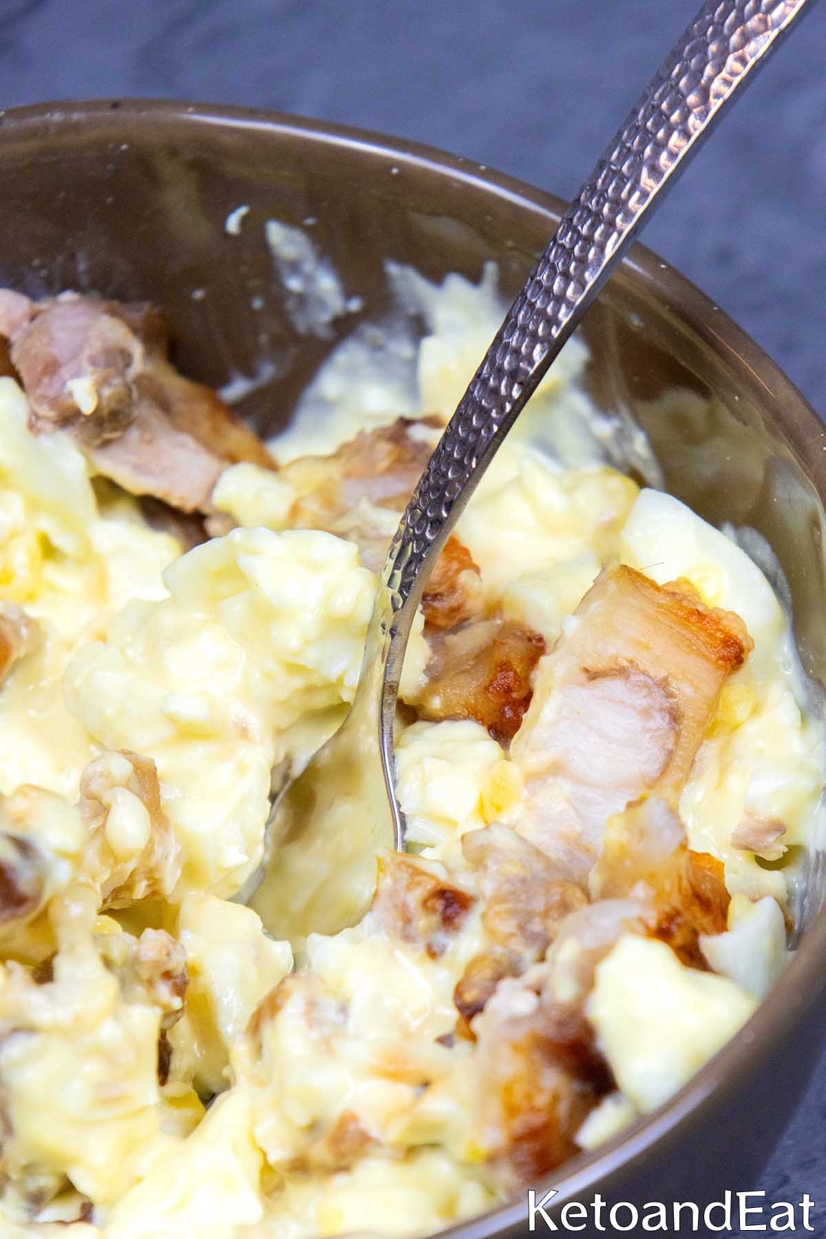 Keto Bacon Egg Salad