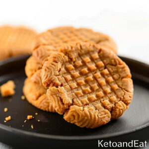 keto peanut butter protein cookies ketoandeat
