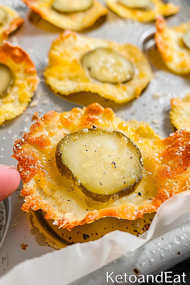 low carb Pickle Chips