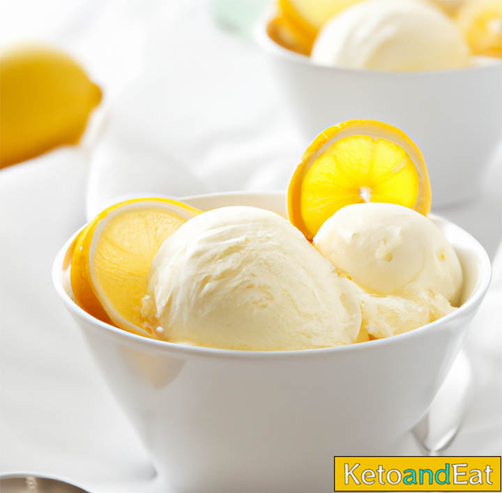 low carb lemon ice cream 