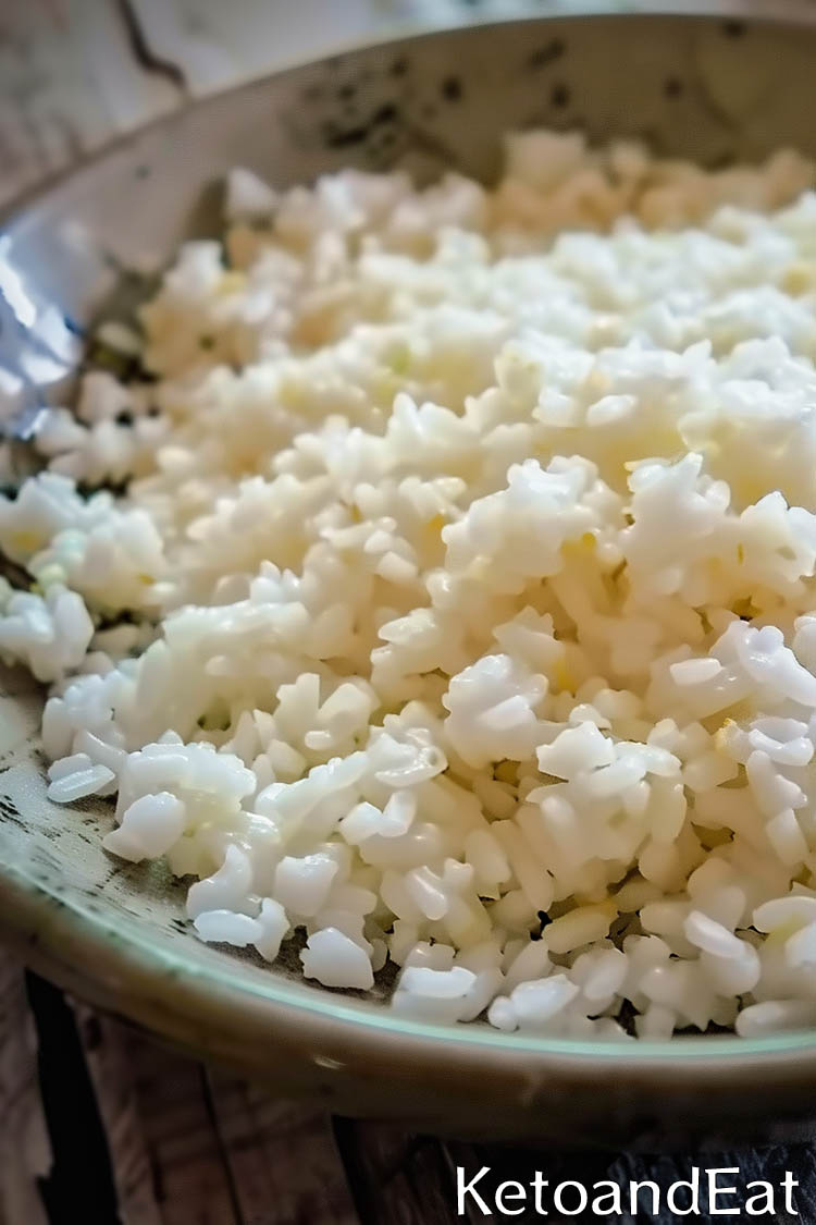 low carb rice