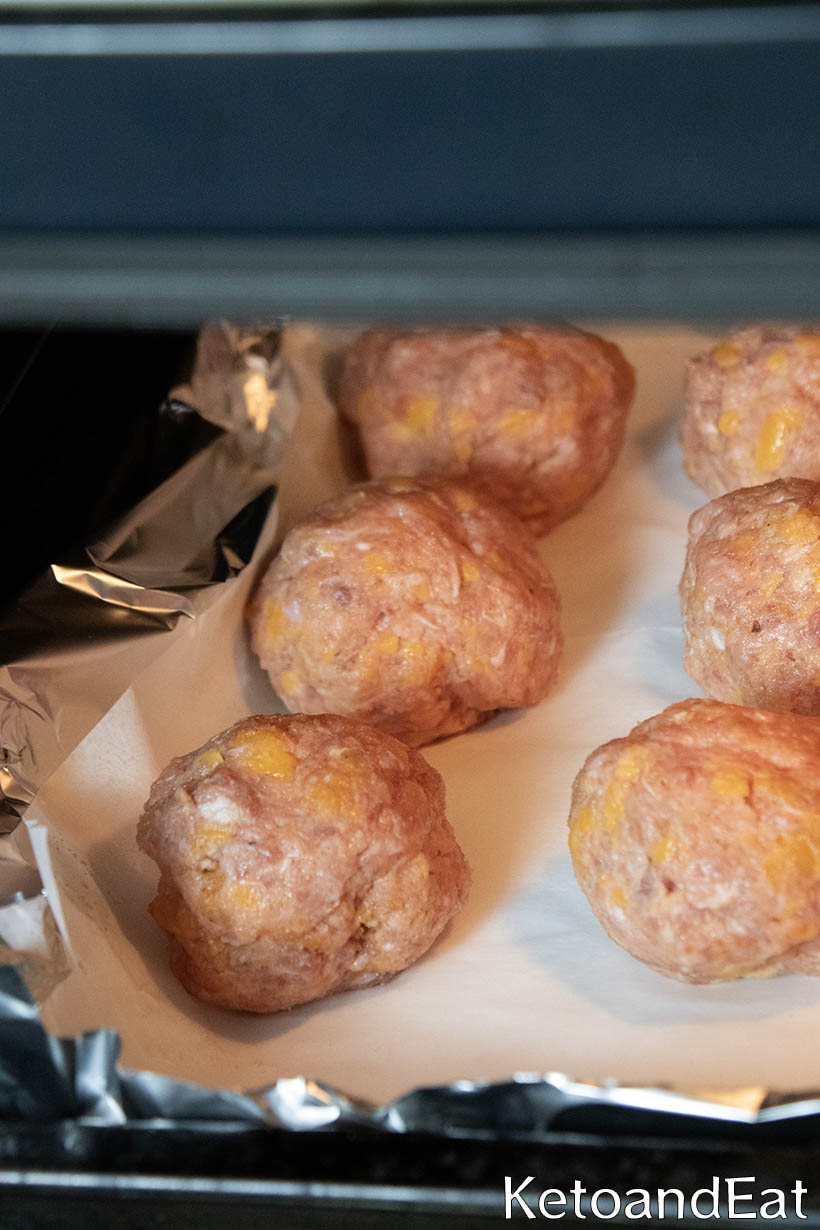 making Sausage Balls