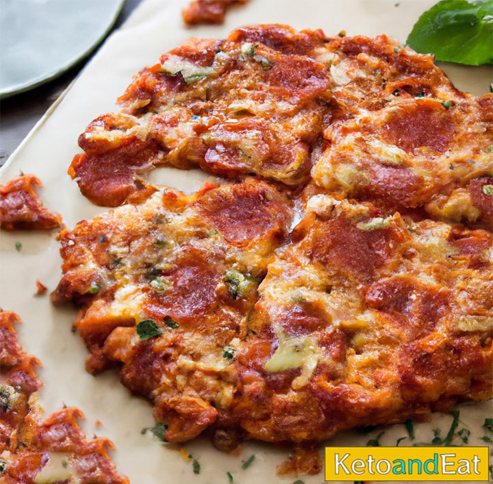 Canned Chicken Pizza Crust Easy Delicious KetoAndEat   Pizza Crust From Canned Chicken 