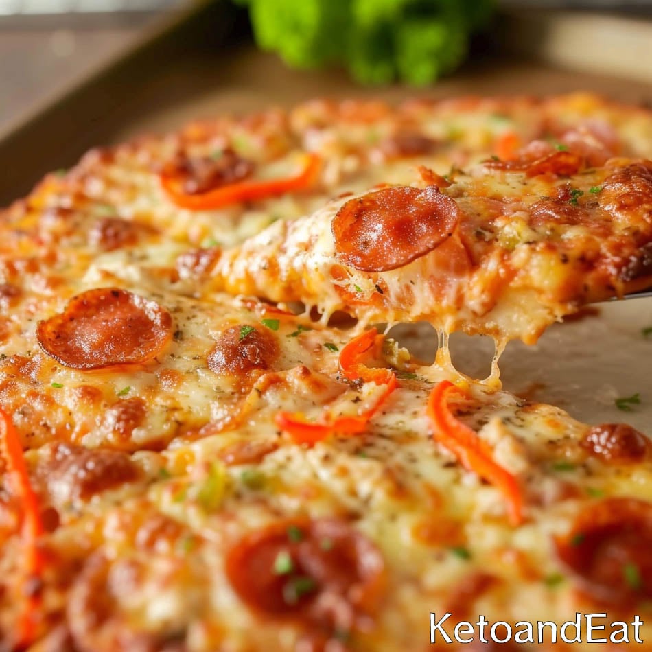 pizza crust made with canned chicken