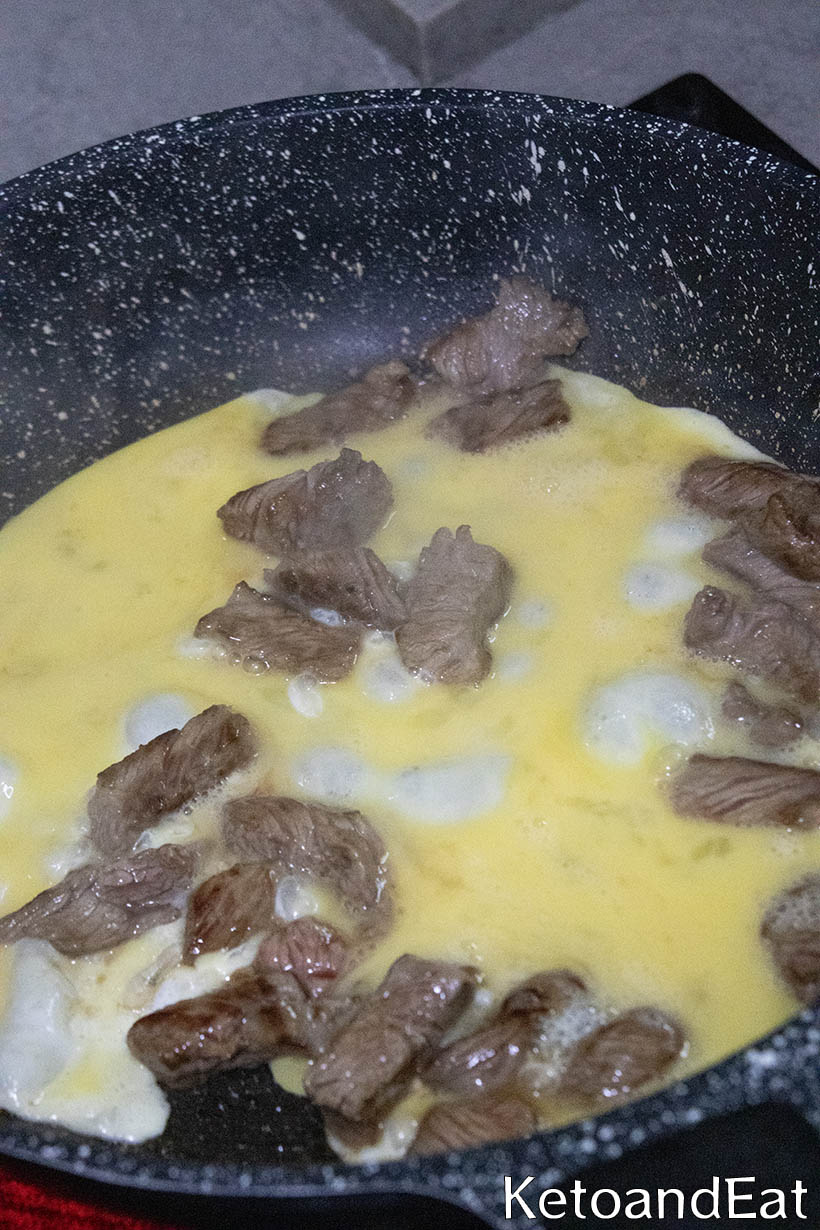 steak and eggs