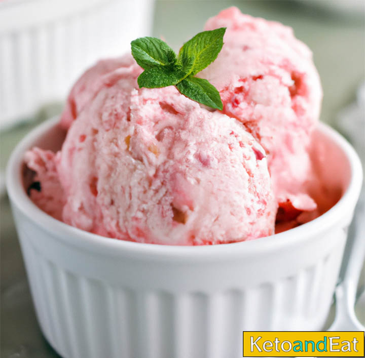 sugar free strawberry ice cream