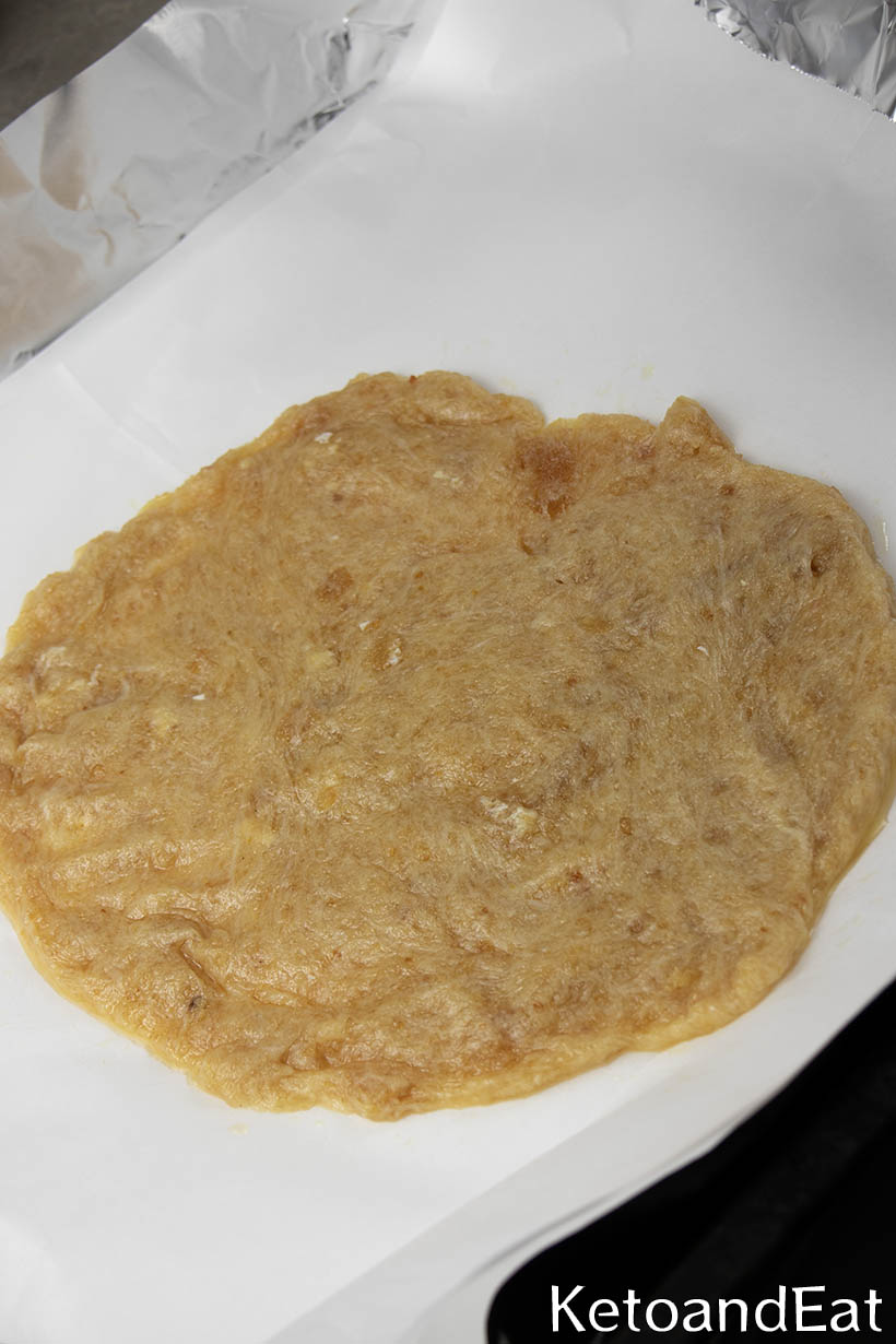 the baked crust